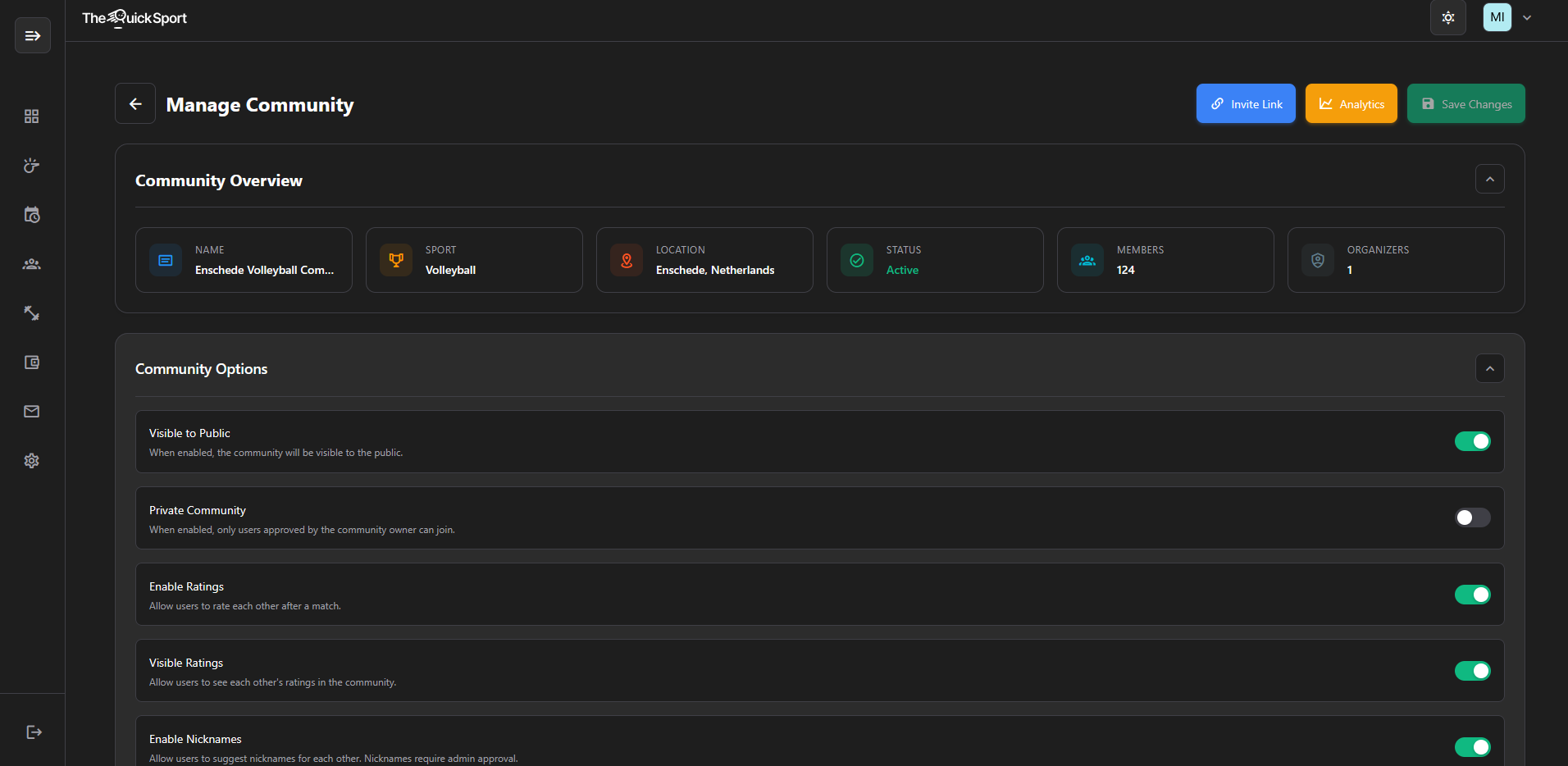 Full control over your community