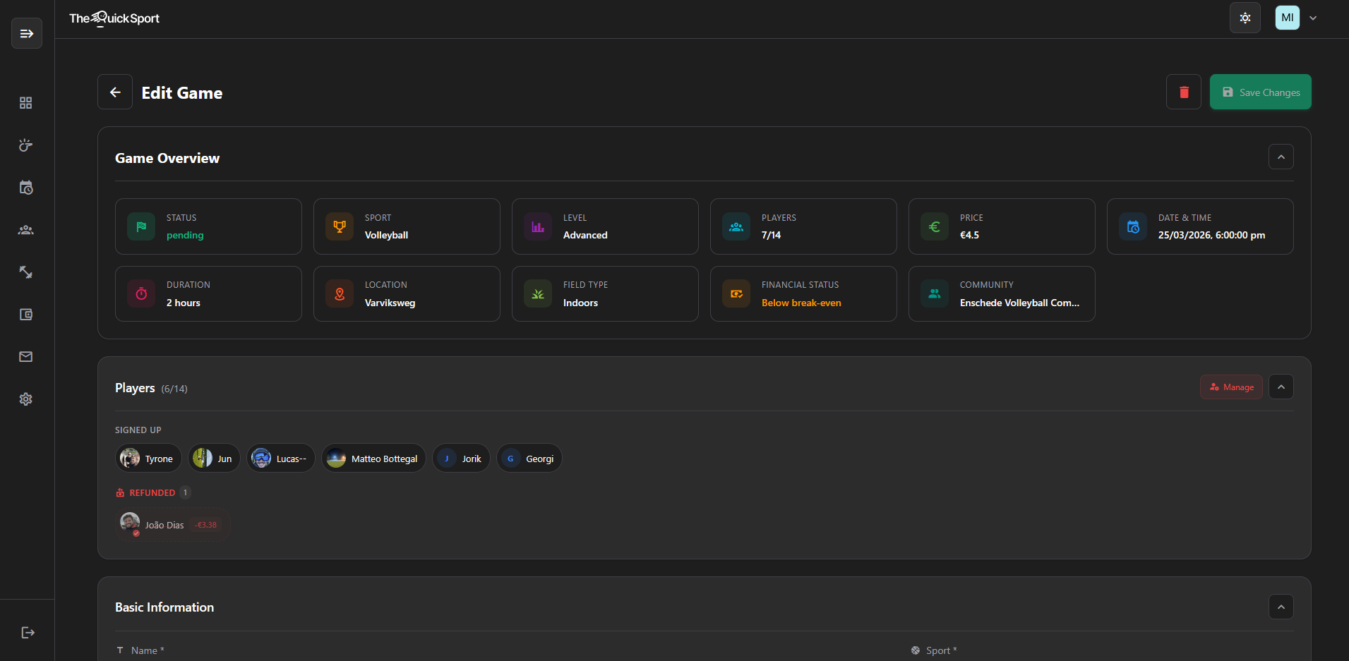 Create games in seconds